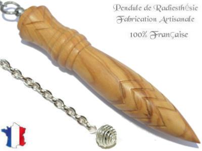 Pendule Egyptien Thot Plombé en Bois d'Olivier Gravé Modèle Unique N°THOOLPL-180