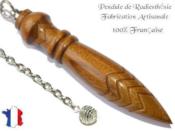 Pendule Egyptien Thot Plomb en Bois de Palo Santo Grav Pice Unique NTHOPALPL-46