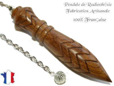 Pendule de Thot Plombé en Bois de Santal Pièce Unique N°THOSANPLPT- 7