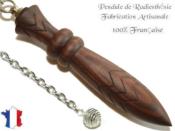 Pendule de Thot Plombé en Bois de Violette Pièce Unique N°THOVIOPL-23