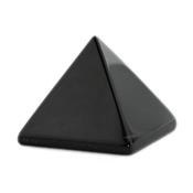 Pyramide en Pierre d'Agate Noire 4 cm