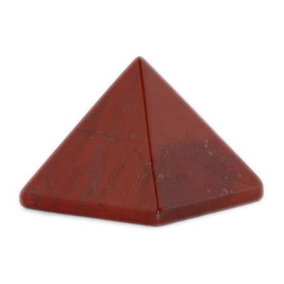 Pyramide en Pierre de Jaspe Rouge 4 cm