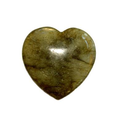 Coeur en Pierre de Labradorite