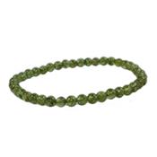 Bracelet en Pierres Boules de Peridot 5 à 6 mm