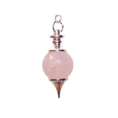 Pendule Séphoroton en Quartz Rose