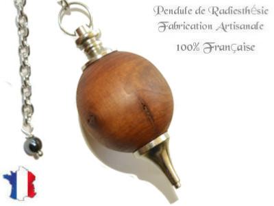 Pendule Séphoroton Création en Bois de Cerisier Pièce Unique N°SEPHCER-3