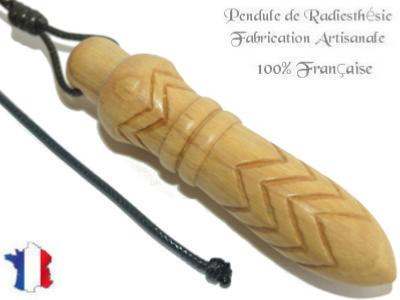 Pendule Egyptien Thot Plombé en Bois de Charme Pièce Unique N°THOCHARMPL-1