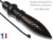 Pendule de Thot Plomb en Bois d'Ebne du Gabon Pice Unique NTHOEBPLPTC- 191