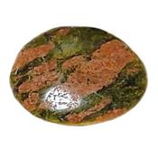 Unakite Galet Pierre Plate (3 à 4 cm)