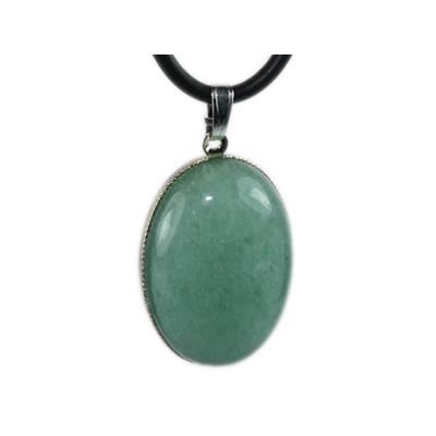 Aventurine Verte Pendentif Cabochon Ovale 25X18 mm