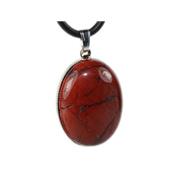 Jaspe Rouge Pendentif Cabochon Ovale 25X18 mm