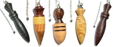 Pendules Divinatoires de Cration en Bois