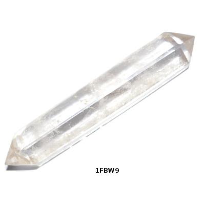 Bâton de Massage Facetté Bi Terminé de Quartz Fumé N° 1FBW9