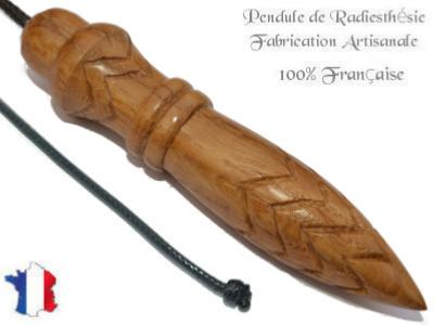 Pendule Egyptien Thot Plombé en Bois de Chêne Pièce Unique N°THOCHENPL-3