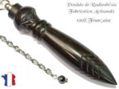 Pendule Egyptien Thot en Bois d'Ebne Grav Pice Unique NTHOEB-80