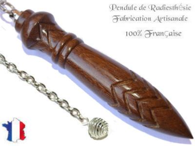 Pendule de Thot Plombé en Bois d'Ebène Verte Pièce Unique N°THOEBVPLPT- 11