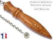 Pendule Egyptien Thot Plomb en Bois d'Olivier Grav Modle Unique NTHOOLPL-152
