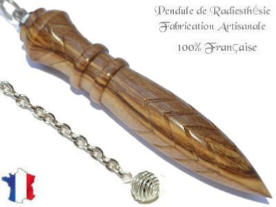 Pendule Egyptien Thot Plombé en Bois d'Olivier Gravé Modèle Unique N°THOOLPLPT-190