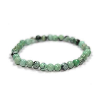 Bracelet en Pierres Boules de Turquoise (6 mm)