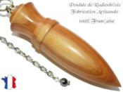 Pendule Amon Cr�ation en Bois d'If Pi�ce Unique N�AMIF-9