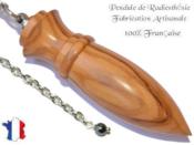Pendule Amon Cration en Bois d'Olivier Pice Unique NAMOL-54