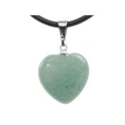 Pendentif Coeur en Aventurine Verte 1,8 cm