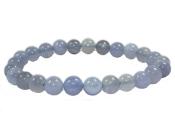 Bracelet en Pierre Boule d'Aigue Marine 6mm 