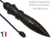 Pendule de Thot Plombé en Bois d'Ebène du Gabon Pièce Unique N°THOEBPLPTC- 249