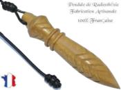 Pendule Egyptien Thot Plomb� en Bois de Citronnier Pi�ce Unique N�THOCITPL-17