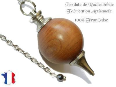 Pendule Séphoroton Création en Bois de Cerisier Pièce Unique N°SEPHCER-4