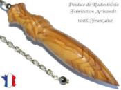 Pendule Egyptien Thot en Bois d'Olivier Grav Pice Unique NTHOOL-181