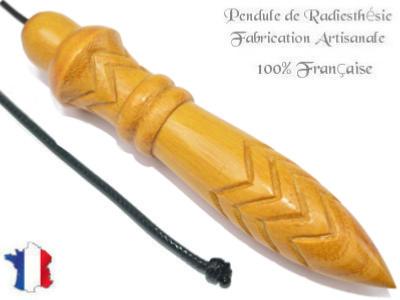 Pendule de Thot Plombé en Bois d'Oranger Pièce Unique N°THOORAPLPTCF-5