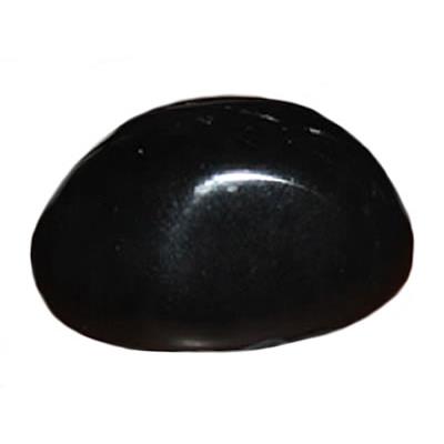 Agate Noire ou Onyx Galet Pierre Roulée