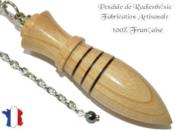 Pendule Amon Cr�ation en Bois de Fr�ne Pi�ce Unique N�AMOFR-11