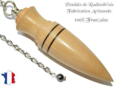 Pendule Amon Création en Bois de Poirier Pièce Unique N°AMPOIR-7