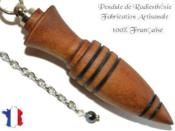 Pendule Amon Création en Bois de Teck Pièce Unique N°AMTEK-9