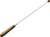 Pendule Bio Sensor en Bois de Violette avec Aubier Boule en Pierre d'Oeil de tigre Modèle unique N°BAGVIAUB-2
