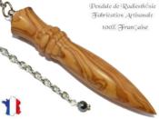 Pendule Egyptien en Bois d'Olivier Pièce Unique N°EGYOL-22