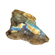 Labradorite Pierre Brute une face Polie