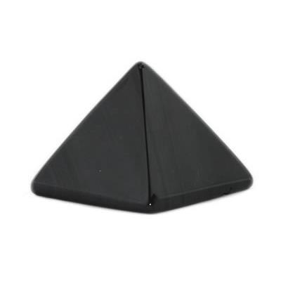 Pyramide en Pierre d'Obsidienne Oeil Céleste 4 cm