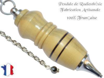Pendule Amon Création en Bois de Buis Pièce Unique N°AMOB-36