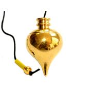 Pendule Goutte avec Tmoin en Mtal Laiton