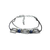 Bracelet Cration en Pierres Boules de Sodalite (6 mm) Collection Enrica