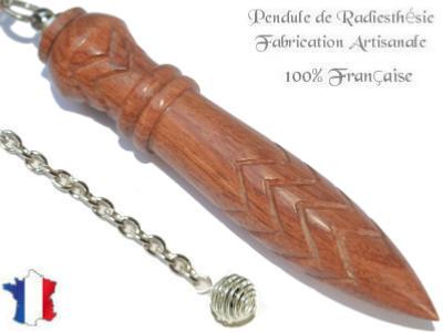 Pendule de Thot Plombé en Bois de Rose Pièce Unique N°THOROSPLPT- 20