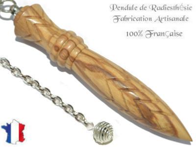 Pendule Egyptien Thot Plombé en Bois d'Olivier Gravé Modèle Unique N°THOOLPL-177