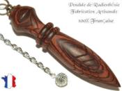 Pendule de Thot Plombé en Bois de Violette Pièce Unique N°THOVIOPL-38