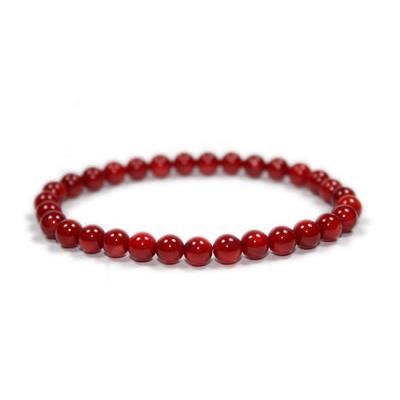 Bracelet en Pierres Boules de Corail (8 mm)