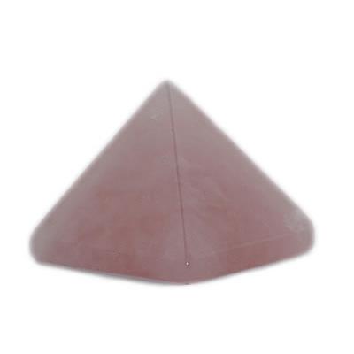 Pyramide en Pierre de Quartz Rose 4 cm