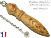 Pendule Egyptien Thot Plombé en Bois de Genévrier Pièce Unique N°THOGENPL-2