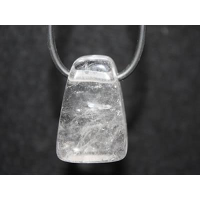Cristal de Roche Pendentif pierre Roulée